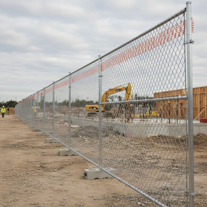 Commercial Fence Construction