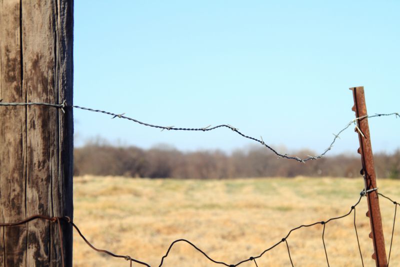 Barb Wire Fencing Repair detail